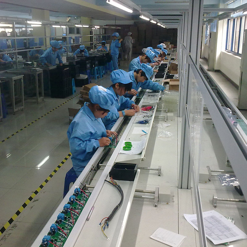 全自動生產(chǎn)流水線中工作臺的靈活應用